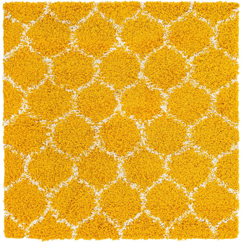 Deone Geometric Indoor Rug, Square 4'