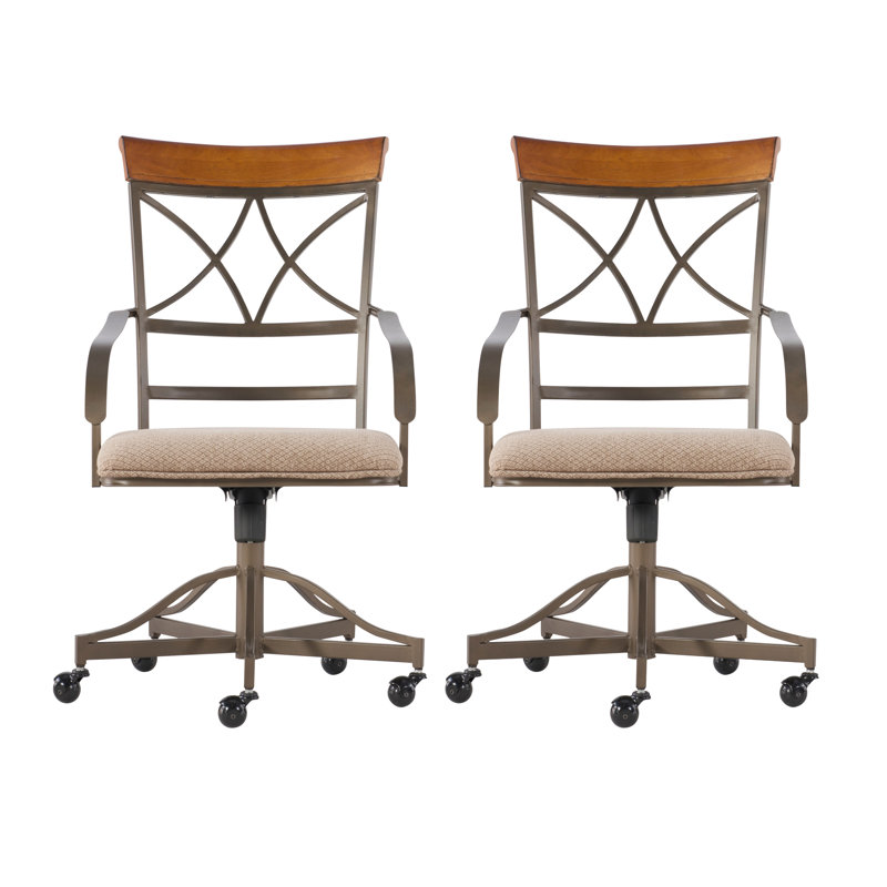 Jefferson 18'' H Upholstered Metal Armchair