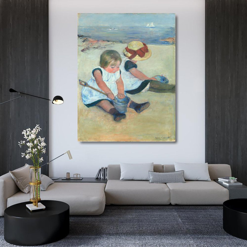 Children Playing On The Beach