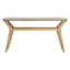 TBD - Console en bois massif de 55,12 po