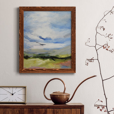 «Around The Clouds IV», reproduction encadrée de qualité supérieure - prête à être accrochée