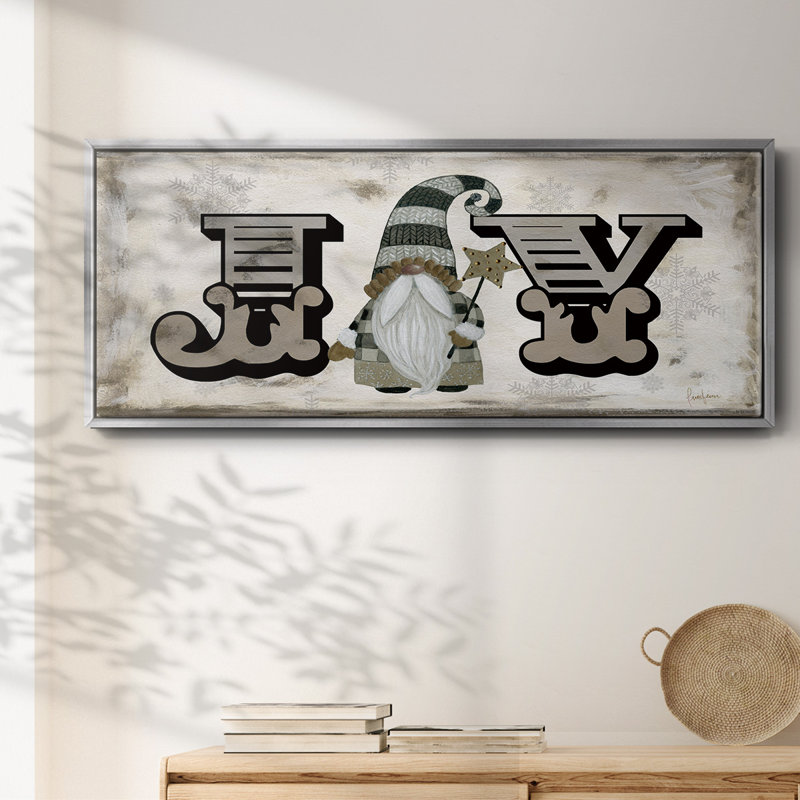 «Winter Wonderland Friends Joy», toile encadrée, H 20 po x l 50 po