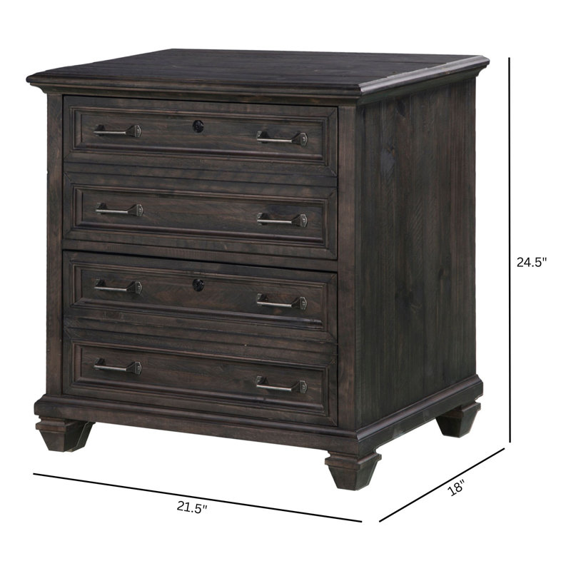 Desk With Lateral File Bookshelf And Door Bookcase, Weathered Charcoal, 4 Pieces:Desk, Filing Cabinet, Bookcase, Bookshelf