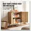 Armoire en rotin, armoire de rangement en rotin