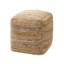 Pouf ottoman Yinka 45,7 cm (18 po) de hauteur, bicolore, recouvert d'un tissu capitonné-1989207874