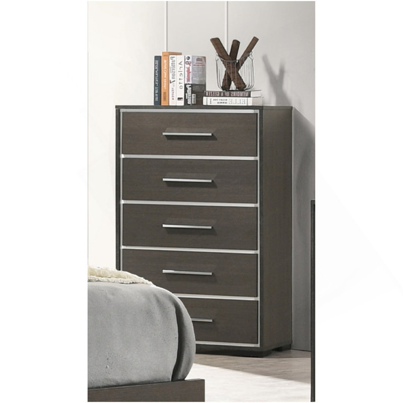 Commode contemporaine à 5 tiroirs 1Pc