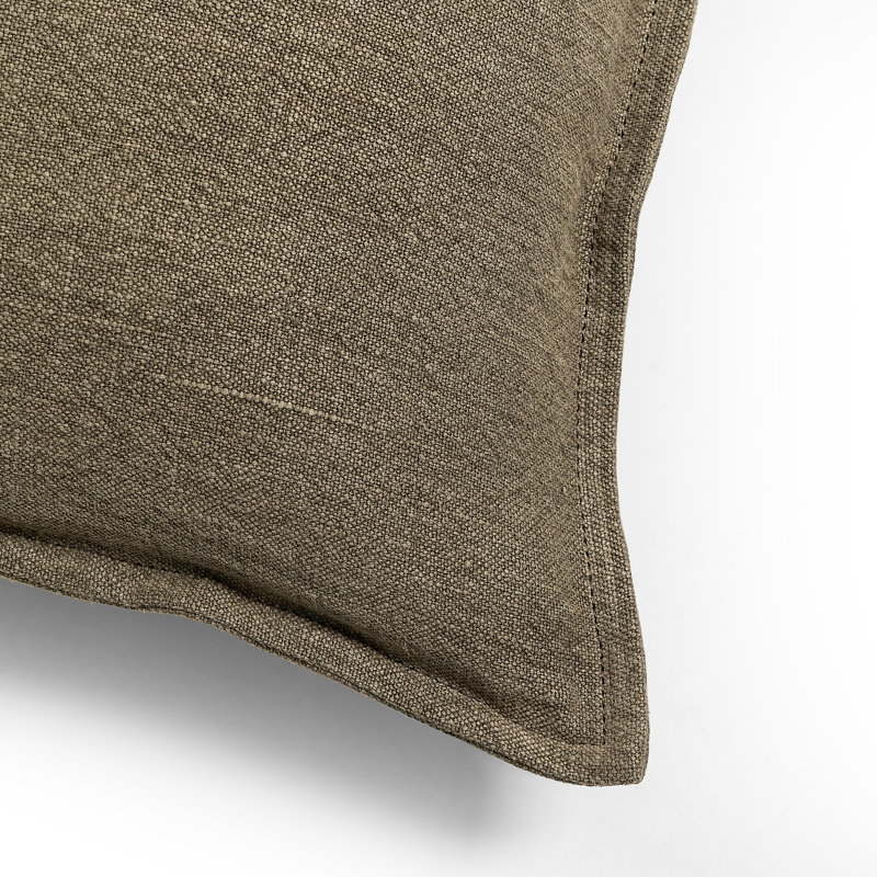 Broadway Pillow-Broadway Dune-24"X24", Broadway Olive