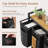Laundry Hamper with Wheels, Home Freestanding Laundry Basket with Removable Bags and Storage Platform-768207236