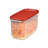 Rubbermaid Modular Canister Set, Red