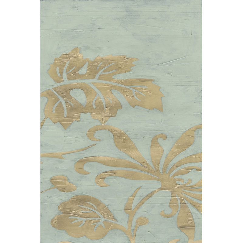 Graceful Garden Triptych I - Wrapped Canvas Print, 46cm H x 30cm W
