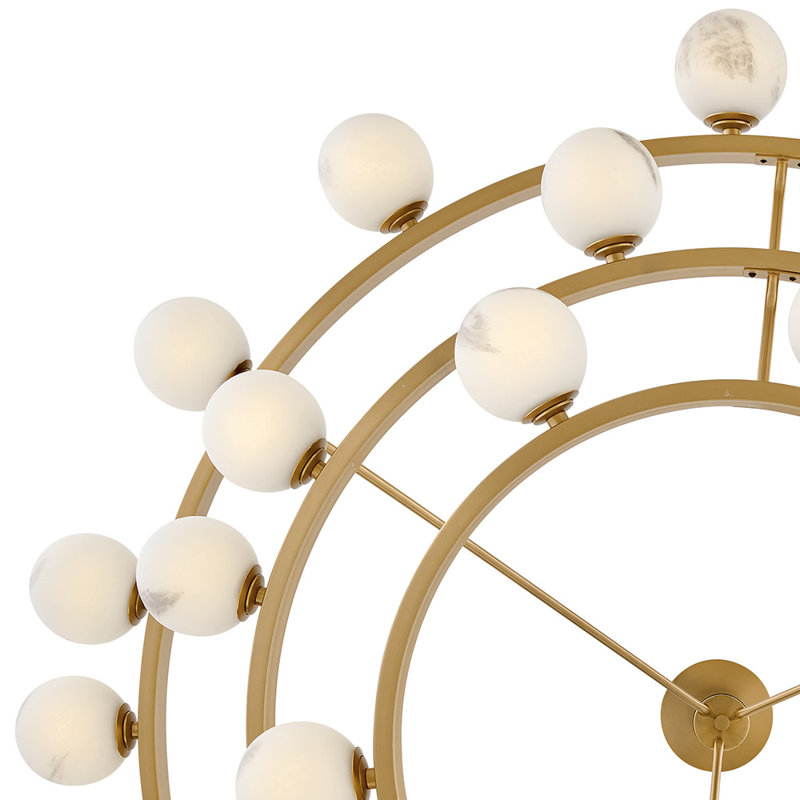 Selene 36 - Light Wagon Wheel Chandelier
