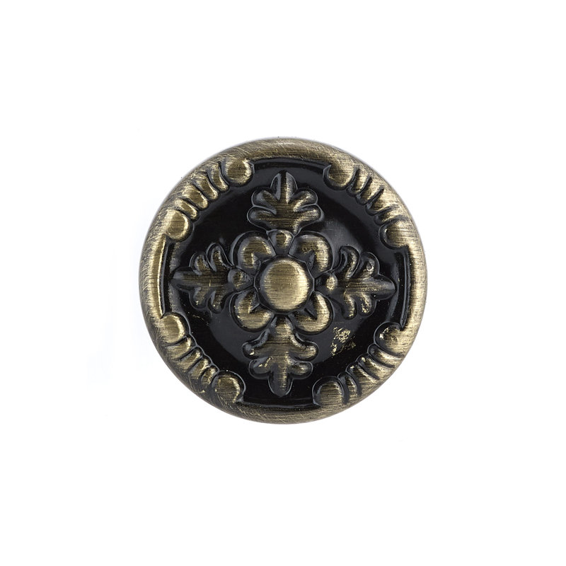 Poignée ronde Expression de 1 1/4 po de diamètre, Antique English