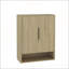 Armoire de rangement à chaussures en bois avec tablettes et portes réglables pour les entrées et les couloirs organisés-501411874