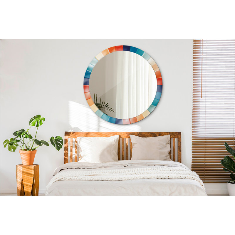 Huldar Glass Flat Wall Mirror