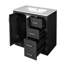 30'' Bathroom Vanity with Ceramic Sink, Solid Wood Frame, 3 Drawers & Soft Closing Doors-1049813733