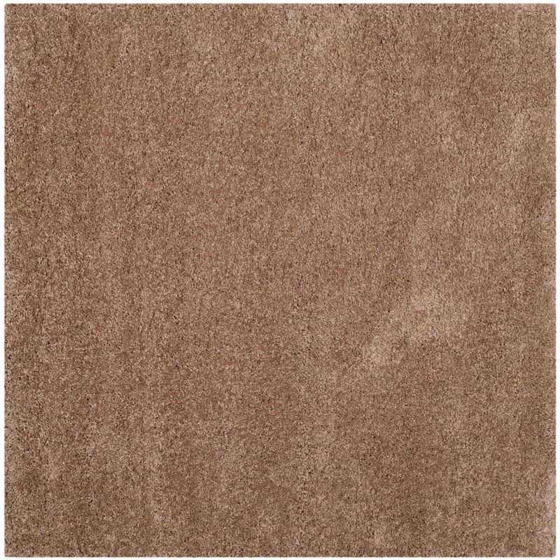 Tapis Assar, Carré 3 pi, Dark Beige