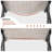 Patio Metal Stackable Reclining Chaise Lounge With Square Table-1578688176