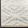 Muniz Geometric Ivory/Light Blue Area Rug