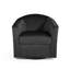 Chaise d'appoint rembourrée en velours pivotant avec dossier incurvé en velours (ensemble de 2)-2051951909