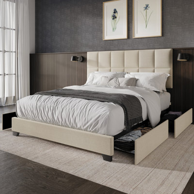 Lawi Upholstered Storage Platform Bed