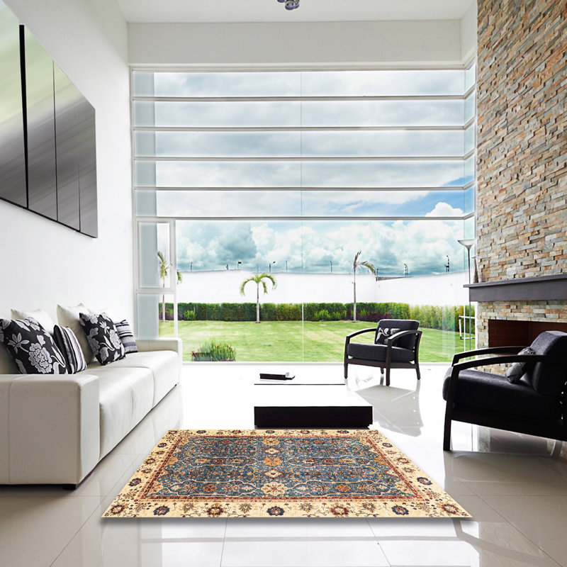 Abstract Indoor Rug, Square 7'
