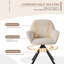 48.5cm H Fabric Upholstered Dining Chair with Arm-497127445