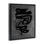 Dark Portrait Coil Floating Frame, design by Vanna Lam