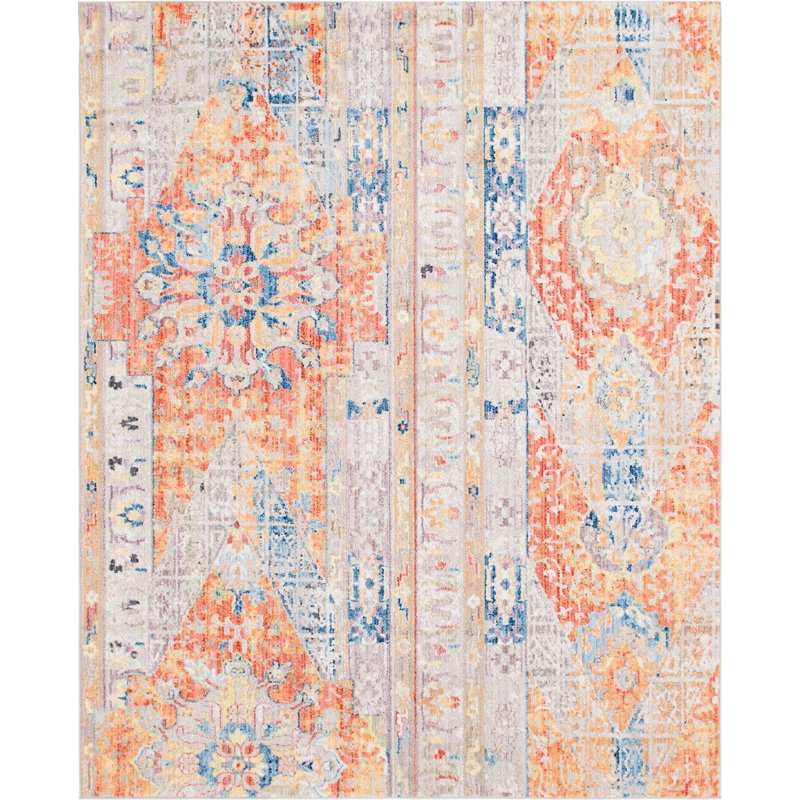 Geometric Indoor Rug, Rectangle 9' x 12'
