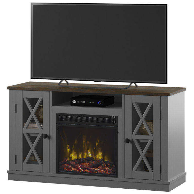 Alani TV Stand for TVs up to 50" with Fireplace Included