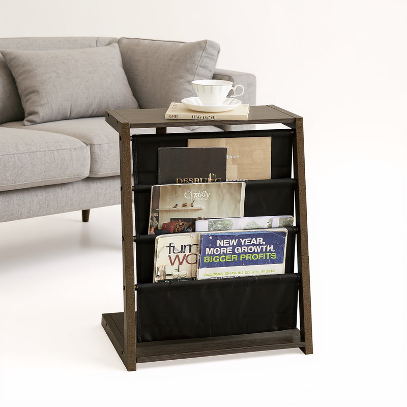 Wooden Frame Sofa Side Table，Top End Table