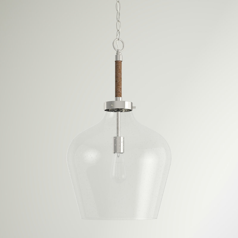 Saxatil 1 - Light Single Pendant, Polished Nickel