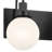 3-Light Black Vanity Bath Light with Opal Glass Shades-1391185140
