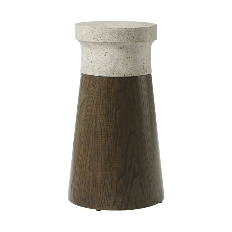Catalina Solid Wood End Table, Earth