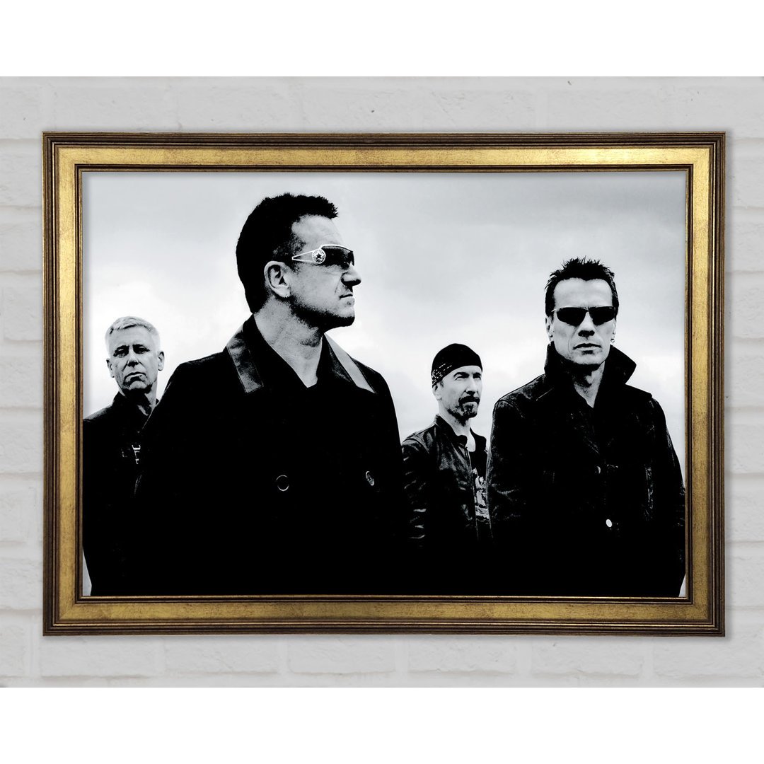 U2 - Einzelne Bilderrahmen Kunstdrucke