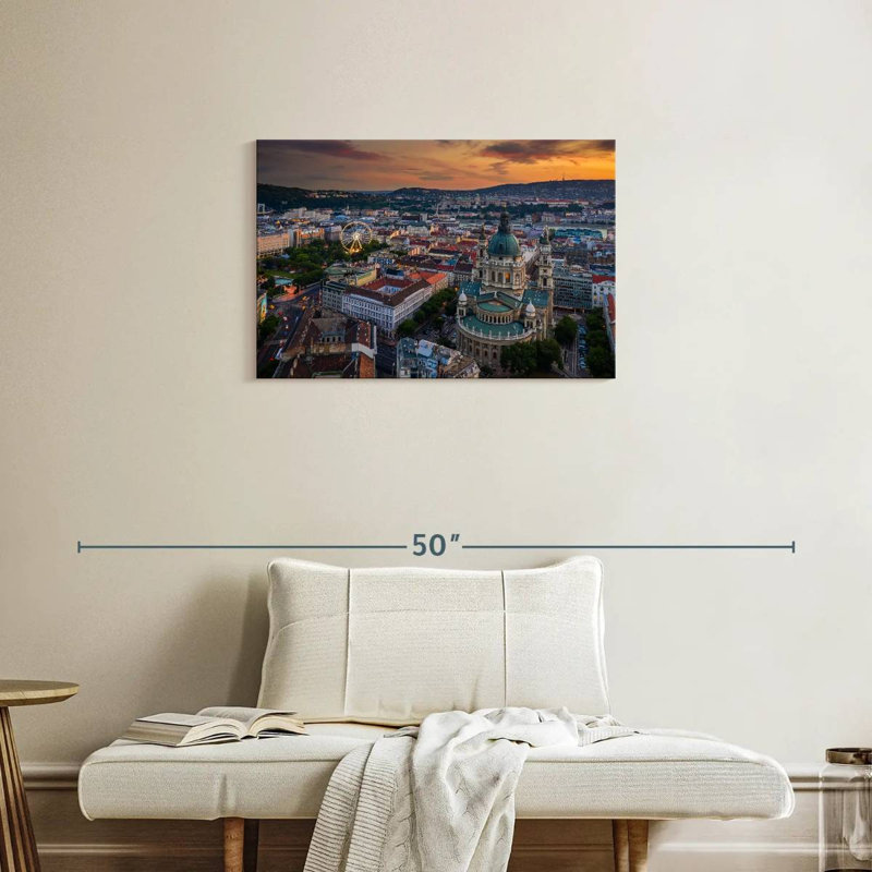 Budapest Sundown, 20" H x 30" W