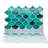 11.03 in. W x 8 in. L Shower Peel and Stick Mosaic Tile
