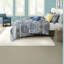 Ensembles de literie confortables en coton, motif floral bleu moderne pour la maison
