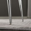 Chaise longue de détente en velours avec pieds en métal 2 pièces / ensemble-1674117411
