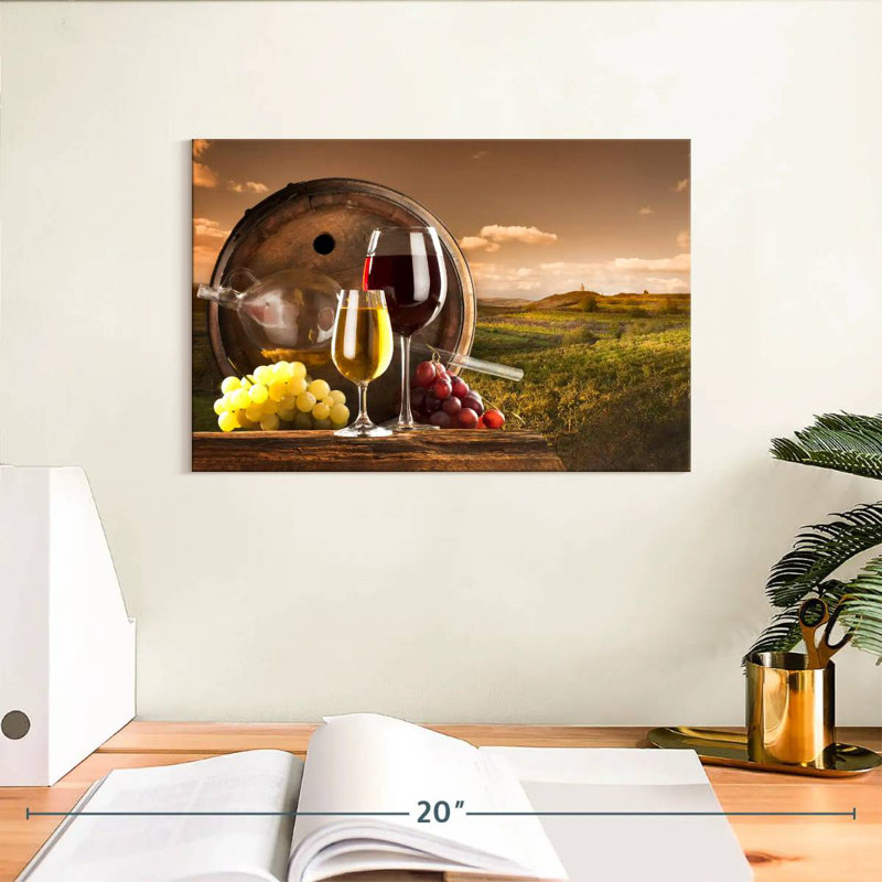 Yarlin Temecula Wine Vineyard, 8" H x 12" W