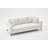 Modern 3-Seat Sofa, Cream & Black, 86.6 x 32.7 x 35.8 inches | Solid Beech Wood Frame, 100% Polyester Fabric | 28 DNS Foam Seating, Easy Clean, Stylish Metal Legs | Perfect for Living Room & Hotel Decor-671204356-671204359
