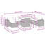 Vidaxl Garden Sofa Set