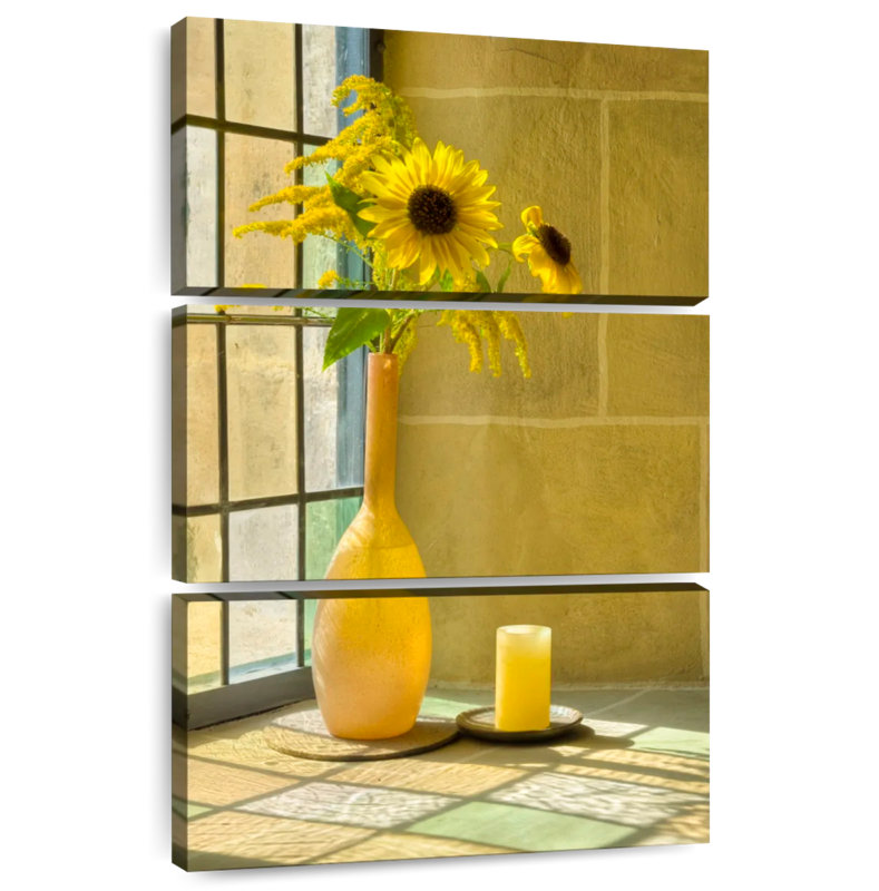 Harnek Sunflower Window, 32" H x 20" W