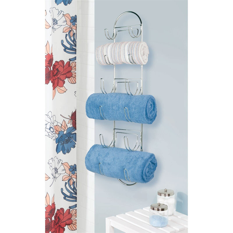 Badri 1 Wall Towel Rack, Chrome
