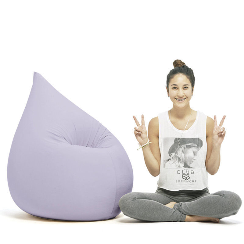 Elly Refillable Bean Bag Chair, Lilac
