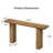 Rustic 63-inch Solid Wood End Table
