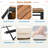 10-piece Outdoor Dining Table Sets Included 2 Foldable Tables And Eight Stools With Cushions