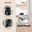 Curseur d'appoint en bambou à 360 ° pour appareils de cuisine, pour accessoires de machine à expresso, noir-407325663