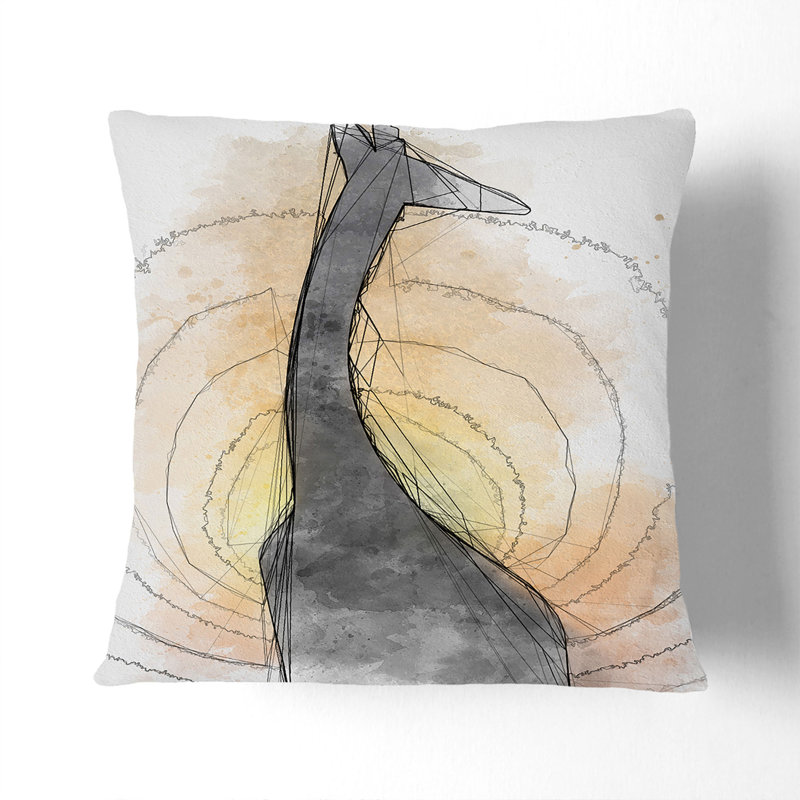 Square Throw Cushion, 55cm H x 55cm W x 20cm D