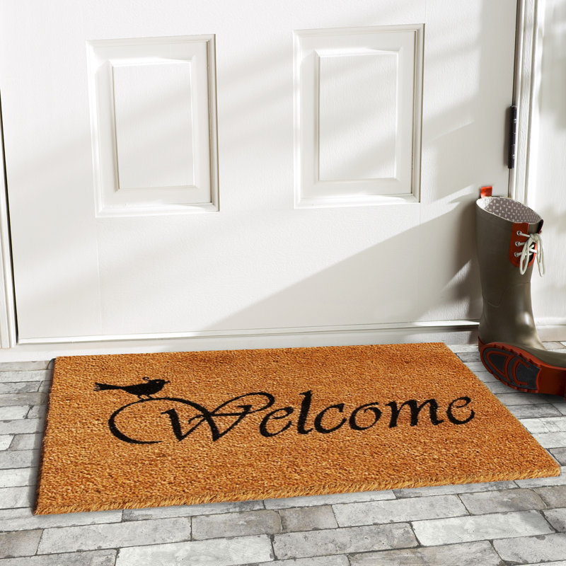 Tapis de porte antidérapant Artimizia, Rectangle de 2 pi x 3 pi