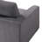 Simple Style Sofa, 2-seat Sofa with Removable Cushion Covers